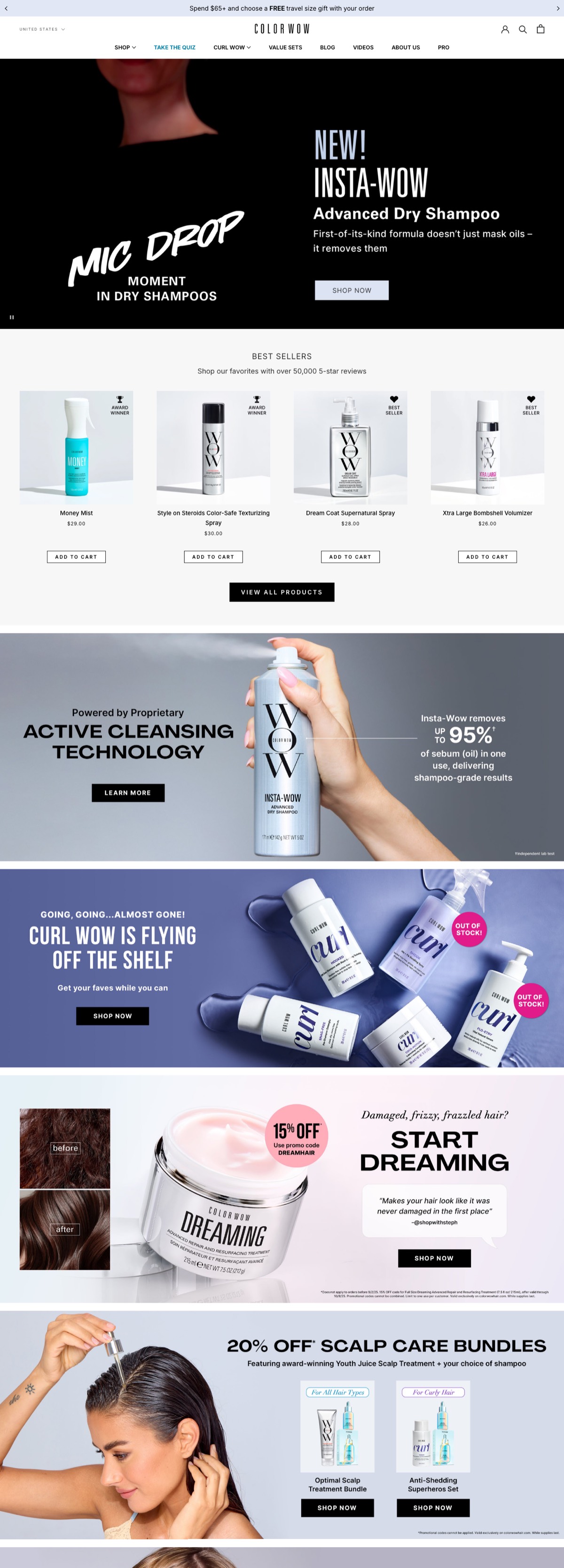 Color Wow website