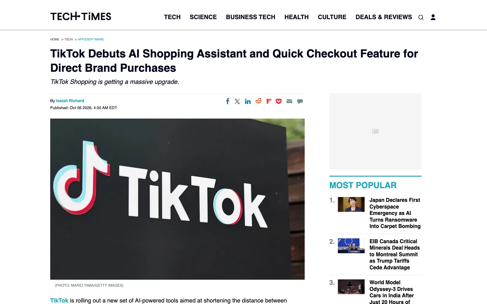 The original story on Tech Times